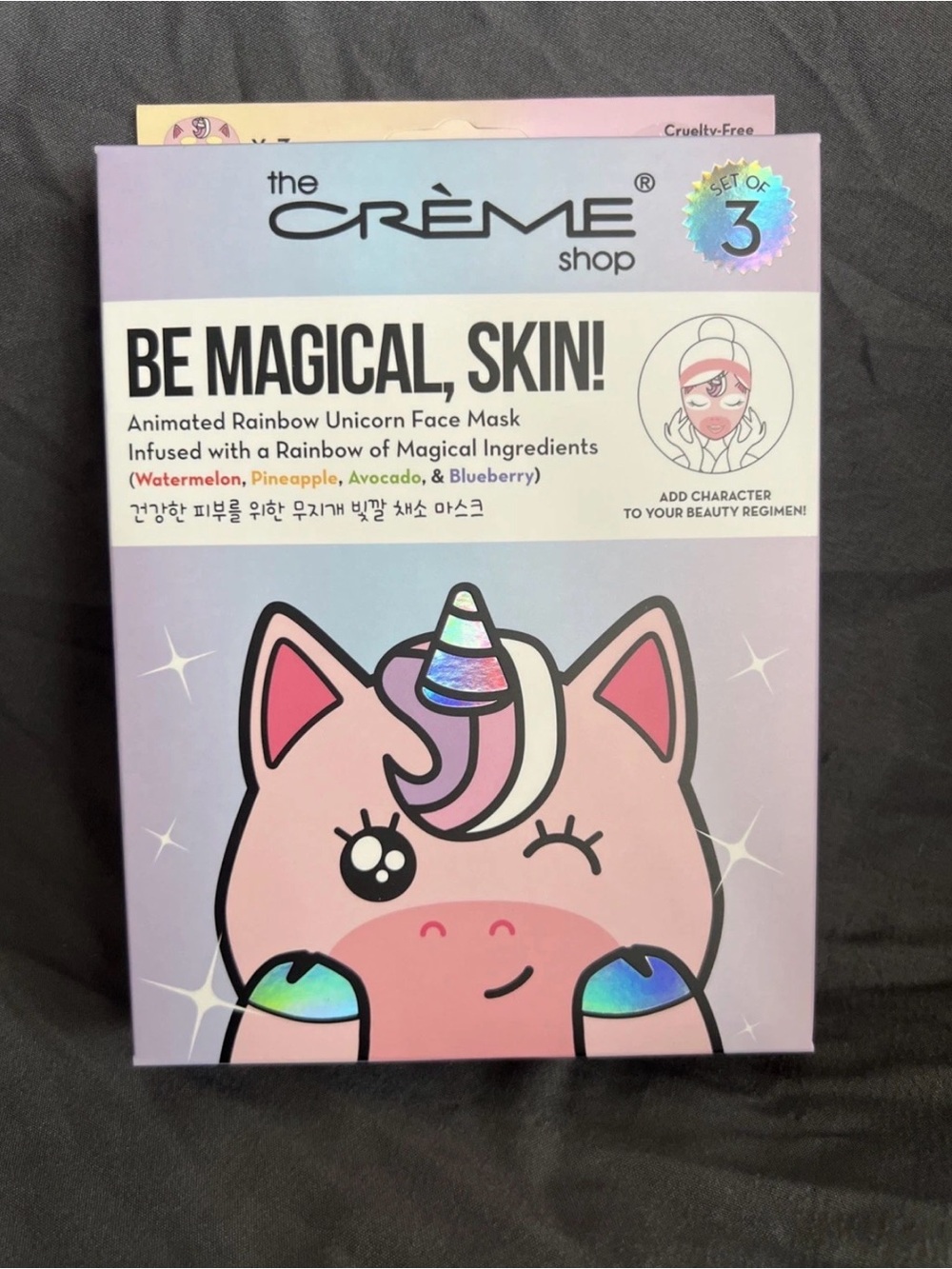 The crème shop mask set of 3